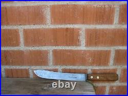 Antique 8 Blade HUMPHREYS 1800s Sheffield Carbon Butcher Knife ENGLAND