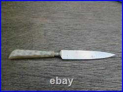 Antique CARL SCHLIEPER Eye Brand Germany Chef's Ornate Carbon Steel Paring Knife