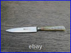 Antique CARL SCHLIEPER Eye Brand Germany Chef's Ornate Carbon Steel Paring Knife