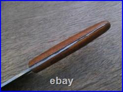 Antique DUMAS AINE Trente Deux 32 France XL Carbon Steel Chef Knife RAZOR KEEN