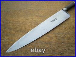 Antique English Army Sheffield Carbon Steel Chef Knife Dated 1950 RAZOR SHARP