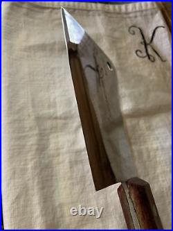 Antique F. DICK Germany Butcher / Chef Carbon Steel Meat Cleaver Knife #1094