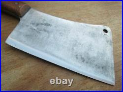 Antique F. DICK Germany Butcher/Chef Carbon Steel Meat Cleaver Knife RAZOR KEEN