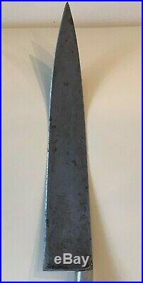 Antique French PRE-SABATIER Carbon Steel 11 3/4 Blade Chef Knife