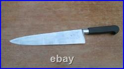 Antique GONON-GIRONDE Nogent-style French Carbon Steel Chef Knife RAZOR SHARP