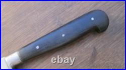 Antique GREGORY Sheffield Carbon Steel Chef Knife withBeehive Logo RAZOR SHARP
