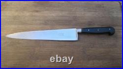 Antique GREGORY Sheffield Carbon Steel Chef Knife withBeehive Logo RAZOR SHARP