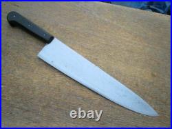 Antique GUYOT Tichet French Chef's or Butcher Lamb Splitting Knife RAZOR SHARP