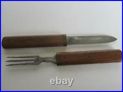 Antique Germany Hobo Fixed Knife and Fork Utensil Set