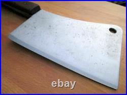 Antique HENCKELS Germany MASSIVE Chef/Butcher Meat Cleaver Knife RAZOR SHARP