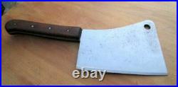 Antique HENCKELS Germany MASSIVE Chef/Butcher Meat Cleaver Knife RAZOR SHARP