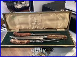 Antique Joseph Rodgers & Sons Cutlers To His Majesty Kitchen Knives Set 3 In Box