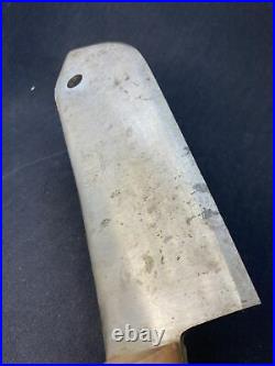 Antique L&IJ White #10 Buffalo NY Chef's Meat Cleaver Knife 16 OAL. Excellent
