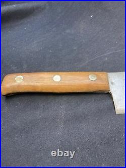 Antique L&IJ White #10 Buffalo NY Chef's Meat Cleaver Knife 16 OAL. Excellent