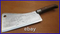 Antique L&IJ White Buffalo, NY Chef's #8 Butcher Meat Cleaver Knife RAZOR SHARP