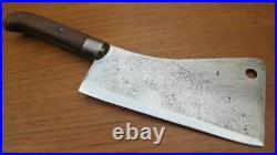 Antique L&IJ White Buffalo, NY Chef's #8 Butcher Meat Cleaver Knife RAZOR SHARP