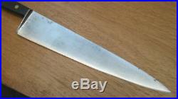 Antique LANDERS FRARY & CLARK Hand-forged Carbon Steel Chef Knife in A+++ Cond