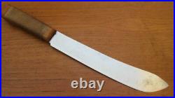 Antique Russell Green River Works Carbon Steel Chef/Fishmonger's Butcher Knife