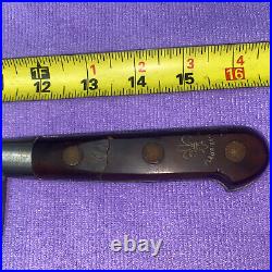Antique SABATIER Chefs knife 16.25 Overall 11 Blade Fleur De Lis