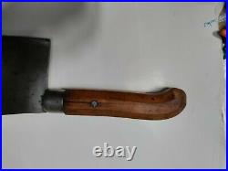 Antique Samuel Lee LF & C Pat May 25, 1886 Knives & Steels 8 meat cleaver