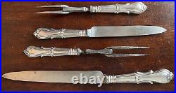 Antique Silver & Hand-forged Steel Carving Sets-reid & Sons