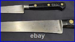 Antique Vintage SABATIER Carbon Steel Paring & Slicing Knives, FRANCE