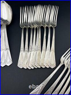 Antique WMF, 21 Pcs. Cutlery Set Empire By Albert Mayer, Jugendstil, 1905