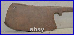 Antique medieval design meat cleaver hog splitter butcher tool collectible early