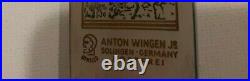 Anton Wingen Jr. Solingen Germany Stag Handle Carving Set With Steak Knives