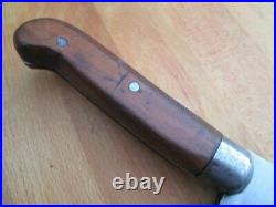 BEAUTIFUL Vintage Foster Bros. Chef's #6 Carbon Steel Meat Cleaver RAZOR SHARP