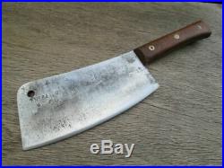 BIG Antique F. DICK Butcher/Chef's Carbon Steel Meat Cleaver Knife RAZOR SHARP