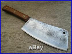 BIG Antique F. DICK Butcher/Chef's Carbon Steel Meat Cleaver Knife RAZOR SHARP