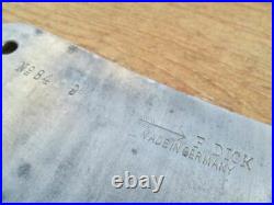 BIG Antique F. DICK Butcher/Chef's Carbon Steel Meat Cleaver Knife VERY SHARP