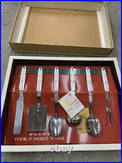 BS9 RARE! Vintage NEW in orginal box Ekco Flint cook & serve kitchen utensil set