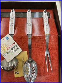 BS9 RARE! Vintage NEW in orginal box Ekco Flint cook & serve kitchen utensil set