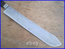 Beautiful HUGE Antique RUSSELL Green River Works Chef's Bolstered Butcher Knife