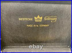 Bestecke SBS Solingen 69 Silverware Cutlery 23/24k Gold Plated Germany flatware