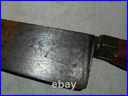 Big 17.5 SABATIER Acier Fondu Antique Chef Knife 12 Blade Modified Handle