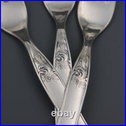 Bruckmann 256pc Vintage German Sterling Silver Flatware Cutlery Set Patricia 764