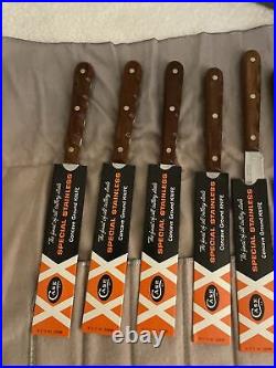 CASE XX 1978 SET 8 Knives Set CAP 254 STAINLESS NO. 2147079 Mint In Box Rare