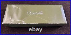 CHRISTOFLE SPATOURS Set of 12 Silverplate 8 7/8 Dinner Knives NEW Original Box