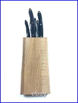 CUTCO Classic Essentials + 5 Knife Set Wooden Block Set # 1651 10 Knives
