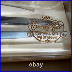 Carving set Carvel Hall by Bridell USA 3 Piece Cutlery Set & original Case