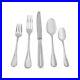 Christofle sterling silver plate flatware set Albi 5-piece new perfect condition