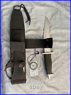 Combat Gerber Legendary Blades Knife With Compass And Knife Sharpener Rambo