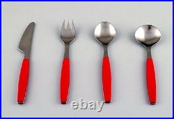 Complete service for 6 p, Henning Koppel. Strata cutlery