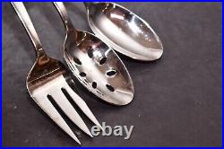Dansk Meridian 47 PC Stainless Flatware Assorted Mixed Set Knife Fork Spoon
