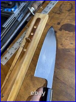 Deba Knife 6.5, Japanese, Chef's Butcher's, Old Knife, Razor Sharp, Carbon Steel