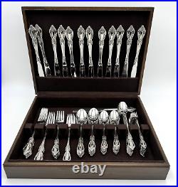 Distinction Deluxe Stainless Oneida 92 PC Service For 13 Flatware RAPHAEL + Box