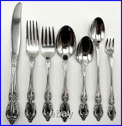 Distinction Deluxe Stainless Oneida 92 PC Service For 13 Flatware RAPHAEL + Box
